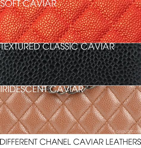 chanel caviar vs calfskin|The Guide to Chanel Leathers and Materials .